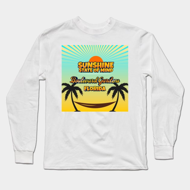 Boulevard Gardens Florida - Sunshine State of Mind Long Sleeve T-Shirt by Gestalt Imagery